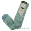 Picture of Bamboo Printed Crew Socks - Pool Reflection Blue by Cariloha for Men - 1 Pair Socks (L/XL)