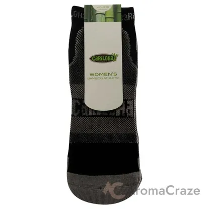 Picture of Bamboo Athletic Socks - Carbon-Black by Cariloha for Women - 1 Pair Socks (L/XL)