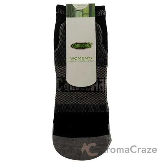 Picture of Bamboo Athletic Socks - Carbon-Black by Cariloha for Women - 1 Pair Socks (L/XL)