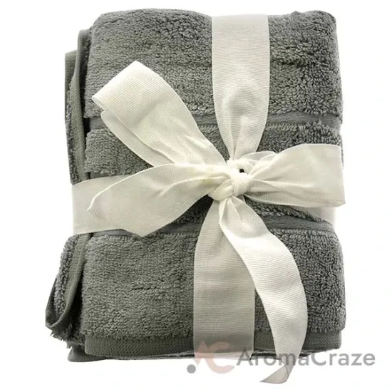 Picture of Bamboo Hand Towel Set - Ocean Mist by Cariloha for Unisex - 3 Pc Towel