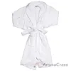 Picture of Bamboo Bathrobe - White by Cariloha for Unisex - 1 Pc Bathrobe (S/M)