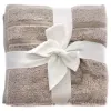 Picture of Bamboo Washcloths Set - Stone by Cariloha for Unisex - 3 Pc Towel