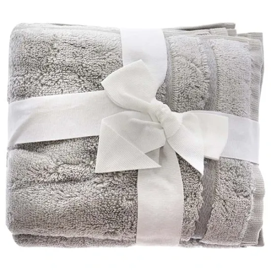Picture of Bamboo Washcloths Set - Harbor Gray by Cariloha for Unisex - 3 Pc Towel