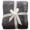 Picture of Bamboo Brushed Fleece Blanket - Onyx-Queen by Cariloha for Unisex - 1 Pc Blanket