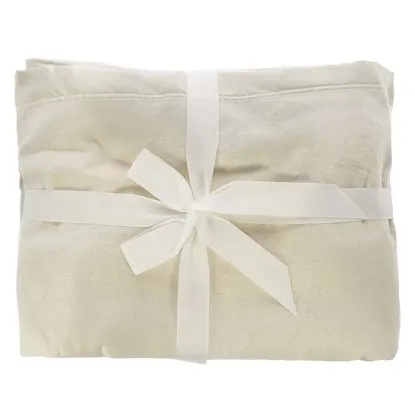 Picture of Bamboo Brushed Fleece Blanket - Coconut Milk-Queen by Cariloha for Unisex - 1 Pc Blanket