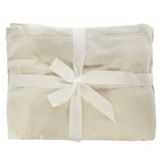 Picture of Bamboo Brushed Fleece Blanket - Coconut Milk-Queen by Cariloha for Unisex - 1 Pc Blanket