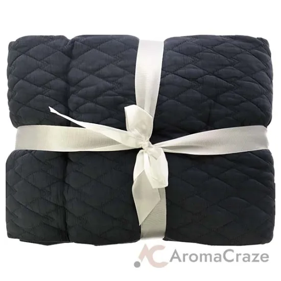 Picture of Diamond Stitch Bamboo Quilt - Blue Lagoon-Queen by Cariloha for Unisex - 1 Pc Blanket