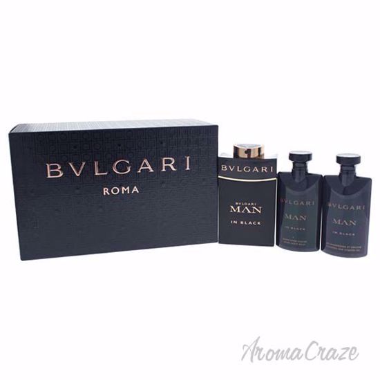 Man In Black by Bvlgari for Men - 4 Pc Gift Set 3.4oz EDP Sp