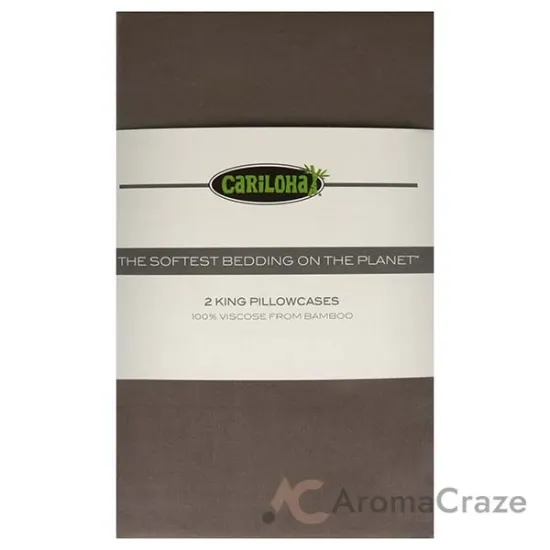 Picture of Classic Bamboo Pillowcase Set - Beach Linen-King by Cariloha for Unisex - 2 Pc Pillowcase