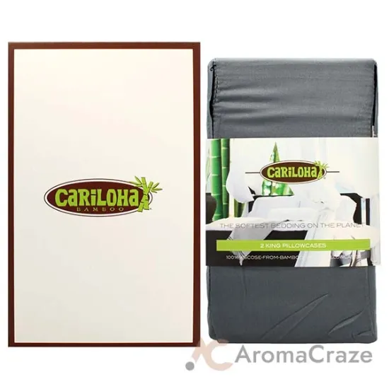 Picture of Resort Bamboo Pillowcase Set - Blue Lagoon-King by Cariloha for Unisex - 2 Pc Pillowcase