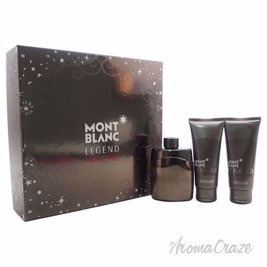Mont Blanc Legend Intense by Mont Blanc for Men - 3 Pc Gift 
