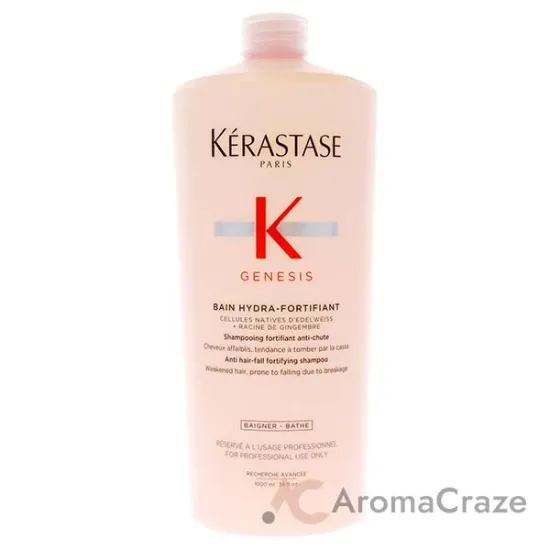 Picture of Genesis Bain Hydra-Fortifiant Shampoo by Kerastase for Unisex - 34 oz Shampoo