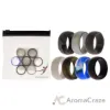 Picture of Silicone Wedding Ring Set - Camo by ROQ for Men - 7 x 7 mm Ring