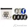 Picture of Silicone Wedding Ring Set - Camo by ROQ for Men - 7 x 8 mm Ring
