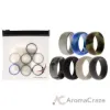 Picture of Silicone Wedding Ring Set - Camo by ROQ for Men - 7 x 11 mm Ring