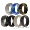 Picture of Silicone Wedding Ring Set - Camo by ROQ for Men - 7 x 11 mm Ring