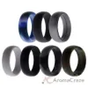 Picture of Silicone Wedding Ring Set - Camo by ROQ for Men - 7 x 15 mm Ring