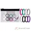 Picture of Silicone Wedding Stackble Lines Ring Set - MultiColor by ROQ for Women - 8 x 5 mm Ring