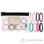 Picture of Silicone Wedding Stackble Lines Ring Set - MultiColor by ROQ for Women - 8 x 10 mm Ring