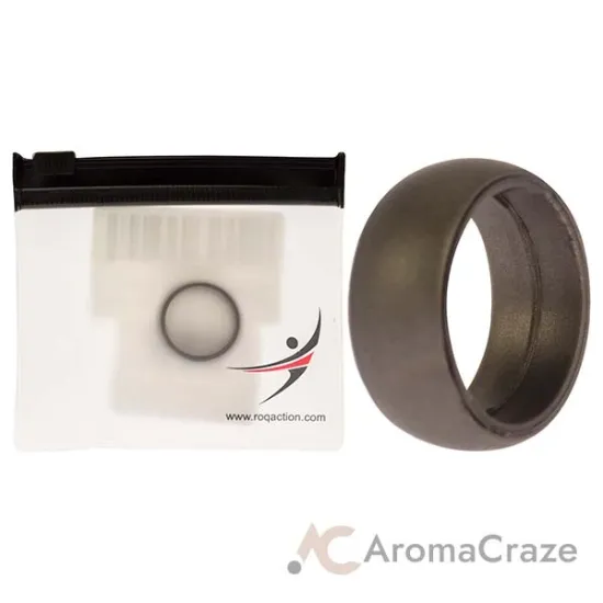 Picture of Silicone Wedding Ring - Grey by ROQ for Men - 7 mm Ring