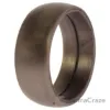 Picture of Silicone Wedding Ring - Grey by ROQ for Men - 11 mm Ring