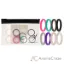 Picture of Silicone Wedding Stackble Point Ring Set - MultiColor by ROQ for Women - 8 x 5 mm Ring