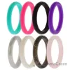 Picture of Silicone Wedding Stackble Point Ring Set - MultiColor by ROQ for Women - 8 x 6 mm Ring