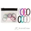Picture of Silicone Wedding Stackble Point Ring Set - MultiColor by ROQ for Women - 8 x 7 mm Ring