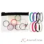 Picture of Silicone Wedding Stackble Point Ring Set - MultiColor by ROQ for Women - 8 x 11 mm Ring