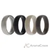 Picture of Silicone Wedding 6mm Smooth Ring by ROQ for Men - 7 mm Ring
