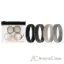 Picture of Silicone Wedding 6mm Smooth Ring by ROQ for Men - 13 mm Ring
