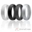 Picture of Silicone Wedding 6mm Smooth Ring by ROQ for Men - 14 mm Ring