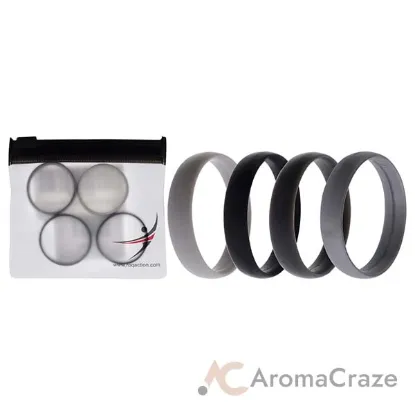 Picture of Silicone Wedding 6mm Smooth Ring by ROQ for Men - 16 mm Ring