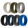 Picture of Silicone Wedding Solid Ring Set by ROQ for Men - 7 x 11 mm Ring