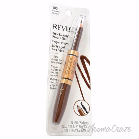 Brow Fantasy Pencil and Gel #105 Brunette by Revlon for Unis