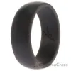 Picture of Silicone Wedding Ring - Grey by ROQ for Men - 12 mm Ring