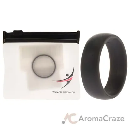 Picture of Silicone Wedding Ring - Grey by ROQ for Men - 14 mm Ring