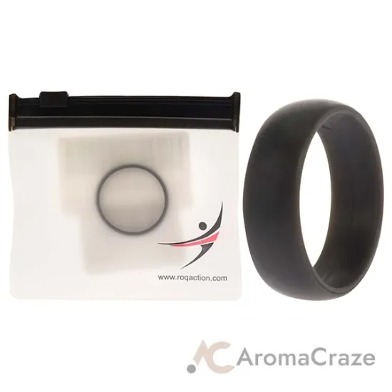 Picture of Silicone Wedding Ring - Grey by ROQ for Men - 14 mm Ring