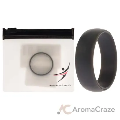Picture of Silicone Wedding Ring - Grey by ROQ for Men - 16 mm Ring
