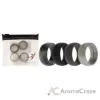 Picture of Silicone Wedding Ring - Black-Camo by ROQ for Men - 4 x 7 mm Ring