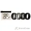 Picture of Silicone Wedding Ring - Black-Camo by ROQ for Men - 4 x 8 mm Ring