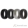 Picture of Silicone Wedding Ring - Black-Camo by ROQ for Men - 4 x 9 mm Ring