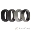 Picture of Silicone Wedding Ring - Black-Camo by ROQ for Men - 4 x 12 mm Ring