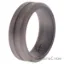 Picture of Silicone Wedding Middle Line Single Ring - Silver by ROQ for Men - 10 mm Ring