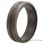 Picture of Silicone Wedding Middle Line Single Ring - Silver by ROQ for Men - 15 mm Ring