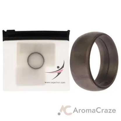 Picture of Silicone Wedding Ring - Grey by ROQ for Men - 8 mm Ring