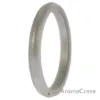 Picture of Silicone Wedding Stackble Point Single Ring - Silver by ROQ for Women - 11 mm Ring