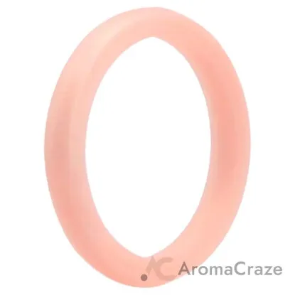 Picture of Silicone Wedding Stackble Point Single Ring - Rose-Gold by ROQ for Women - 5 mm Ring