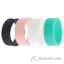 Picture of Silicone Wedding Flower Ring Set - Turquoise by ROQ for Women - 4 x 6 mm Ring