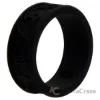 Picture of Silicone Wedding Flower Ring - Black by ROQ for Women - 5 mm Ring